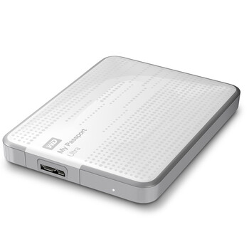西部数据（WD） My Passport  Ultra USB3.0 2TB 超便携移动硬盘 （白色）WDBMWV0020BWT