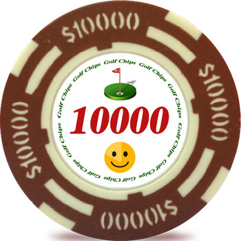 高尔夫马克 golf game chips 高尔夫比赛粘土筹码 10000