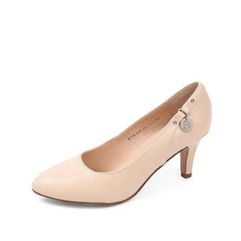 belle/百丽2013年秋季米白绵羊皮女皮鞋bvbx8cq3 白色 37