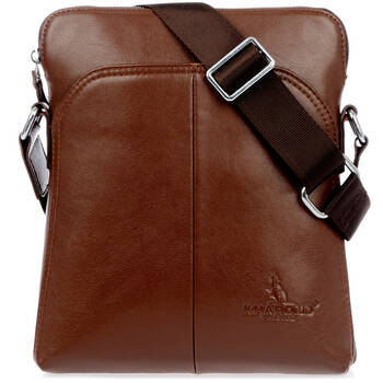 卡欧诺袋鼠kharono夏季时尚新款欧美风男士商务单肩包休闲斜挎男包lx