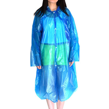 
                                                            加加林JA-26 加厚一次性雨衣 前开扣式 5丝厚度 旅行旅游一次性雨披可重复使用 颜色随机（2件/包）                