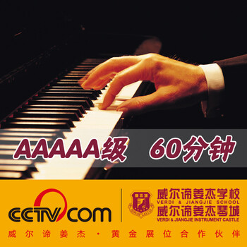 威尔谛姜杰文化艺术学校 一对一钢琴课程 aaaaa级 60分钟