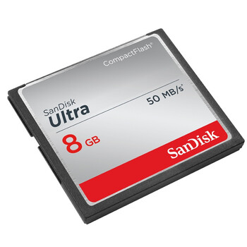 
                                        闪迪（SanDisk）8GB 读速50MB/s 至尊极速CompactFlash存储卡 CF卡                