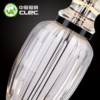 中照clec 水晶台灯 卧室床头灯 简约现代创意时尚奢华水晶台灯 书房灯 TS501004
