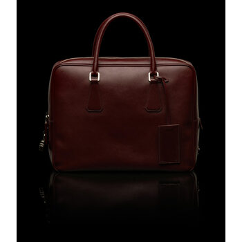 普拉达代购男款手提包 公文包 抛光钢配件 牛皮 拉链vs0305_9z2_f0403