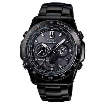 卡西欧(casio)男表ef系列太阳能6局电波男士手表eqw-t1010dc-1a