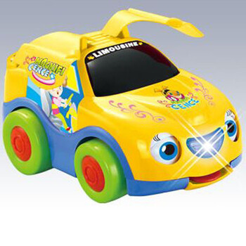 汇乐 活力趣味卡通车 益智玩具车 电动车 声光万向