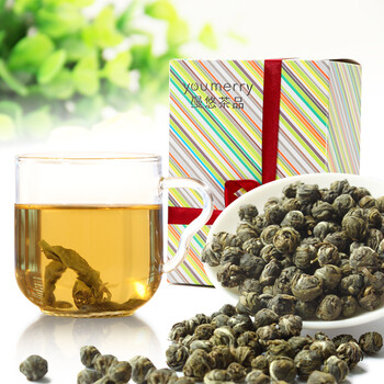 漫悠 茉莉花茶 茶叶礼盒 绣球龙珠 500g