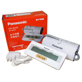 
                                        松下（Panasonic） 电子血压计 家用上臂式血压仪器 EW-BU03W                