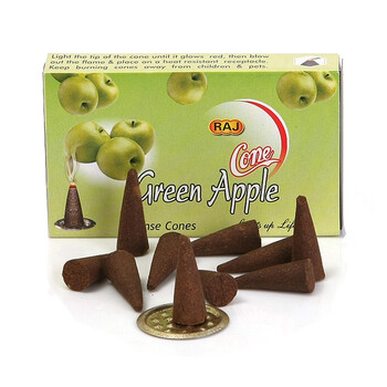
                                        RAJ印度香 青苹果GreenApple 印度原装进口手工香薰熏香塔香|小盒 189                