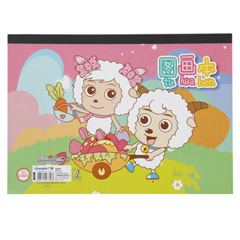 
                                        广博（GuangBo） XYY4119 喜羊羊B5卡通儿童图画本/画图绘画本/美术本20页 颜色随机 10本装                