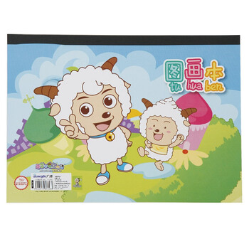 
                                        广博（GuangBo） XYY4119 喜羊羊B5卡通儿童图画本/画图绘画本/美术本20页 颜色随机 10本装                