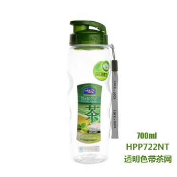 
                                                                                乐扣乐扣 LOCK杯子运动塑料便携水杯创意防漏杯随手杯茶杯HPP721T HPP722NT透明有网700                