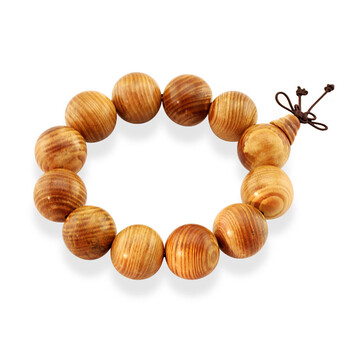 【福润石缘】天然香樟木佛珠手串 男款手链 珠串 王者风范 20mm*12颗