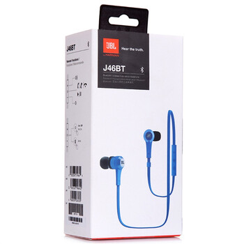JBL J46BT 无线蓝牙通话音乐立体声耳机 蓝色