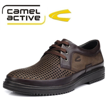 德国骆驼动感男鞋 新款正品 camel active休闲真皮男鞋镂空透气鞋男c