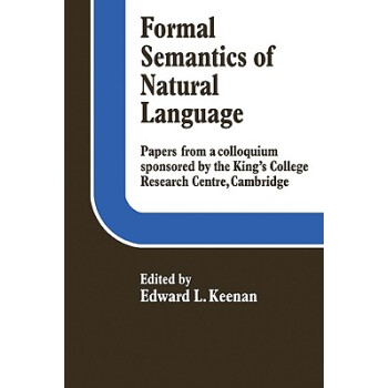 【】Formal Semantics of Natural