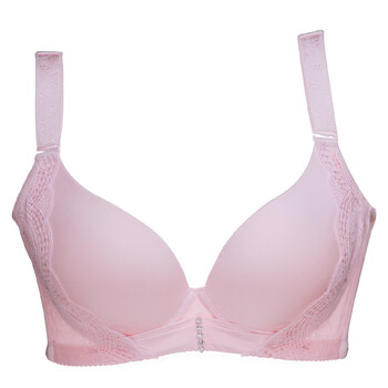文胸罩 女薄杯性感光面简约无痕女士内衣 聚拢调整型 粉色 75c【图片