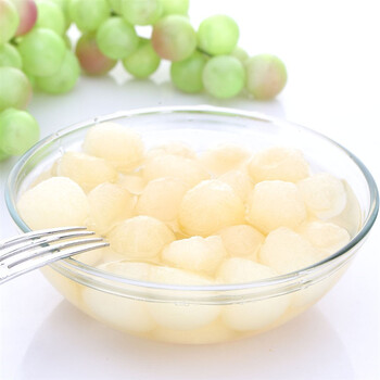 哙哙旗舰店 美客多糖水梨球水果罐头礼盒680g*4瓶