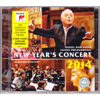 {SONY} CD 2014άҲֻ᣺ײķָӣ2CD New Years Concert 2014