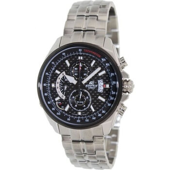 casio 卡西欧 男士圆形金属石英表 efr501sp-1av 黑色