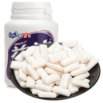 益达木糖醇无糖口香糖沁香蓝莓味40粒瓶装56g