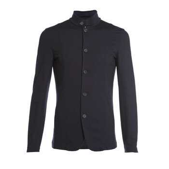 armani collezioni 阿玛尼 时尚立领男士长袖外套 412海军蓝 xl