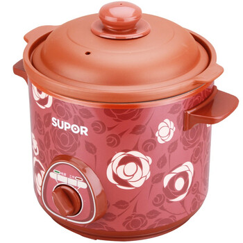 苏泊尔（SUPOR)电炖锅多功能电炖盅DKZ50B1-300红陶内胆5L