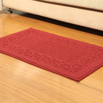 素雅特（SUYATE）豪庭防滑地垫 吸水除尘门垫 48*78cm 1109-001 红色