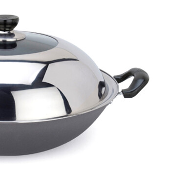 
                                        美厨（maxcook）精铸铁锅36cm TG-136（带盖 可用电磁炉 无涂层 可用铁铲）                