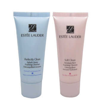 Estee Lauder雅诗兰黛柔丝焕采洁面乳30ml+细致焕采洁面乳30ml