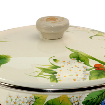 茄宝娜 24cm珐琅新生活两手锅947485