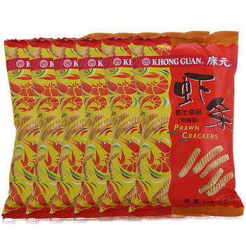 康元虾条60g*6袋 自营