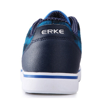 鸿星尔克 erke 男时尚滑板鞋 12101015 h彩蓝 43