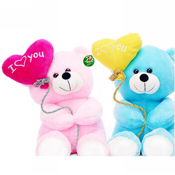 飘飘龙 心心相印情侣熊对装35cm