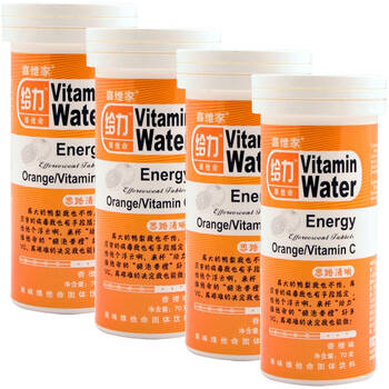 喜维家香橙维生素c泡腾片70g*4