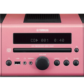 雅马哈yamaha) mcr-040 迷你音响组合 粉红色