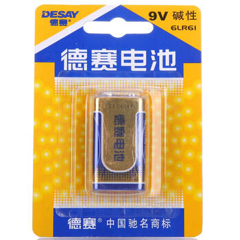 德赛desay6lr61碱性电池9伏单粒卡装