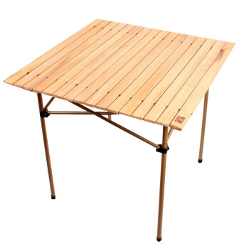 折叠拼装木条面旅行桌
