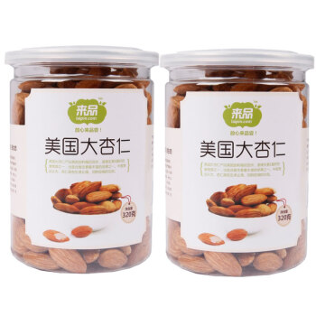 来品 盐焗味扁桃仁 罐装320g×2