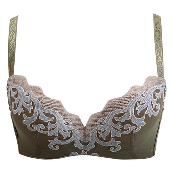 戴安娜diana 侧收上托健康文胸 绿色肤色时尚内衣 2703c 橄榄绿 75b