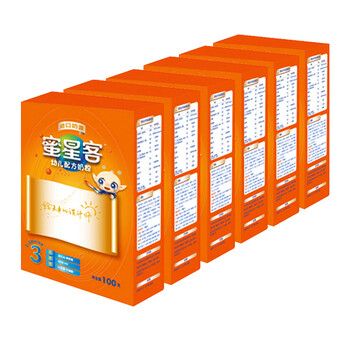 圣元蜜星客3段100g盒装幼儿配方奶粉 6盒装