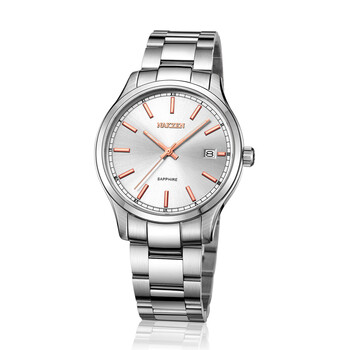 名古城 nakzen 日本名表 男士钢带石英情侣手表ss4023g 白色表面