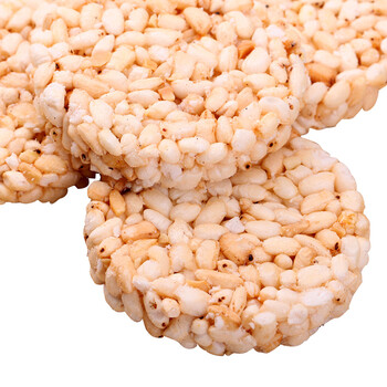 福娃新品 糙米饼芝麻味400g*3包孙俪代言 膨化粗粮 精品办公休闲零食