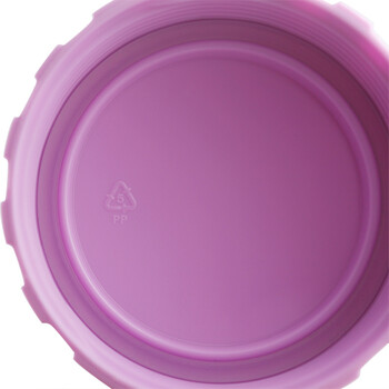 特百惠Tupperware 430ml经典色莹彩随心杯 熏衣紫