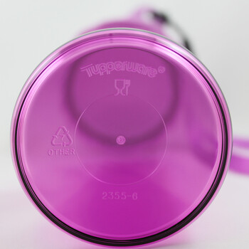 特百惠Tupperware 430ml经典色莹彩随心杯 熏衣紫