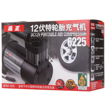 风王（COIDO） 6225 12伏特轮胎充气机 （黑色）
