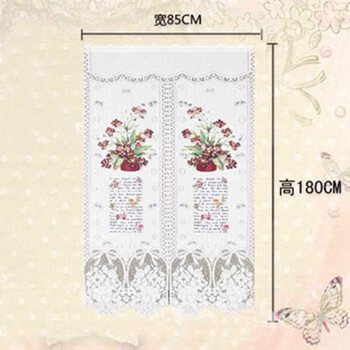 家的感觉 蝴蝶兰隔断帘 可作防蚊隔断门帘  门帘 85*90cm