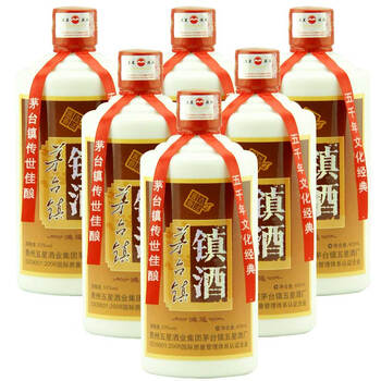 白酒 茅台镇 镇酒 鸿运酱香 酱香 53度 425ml×6