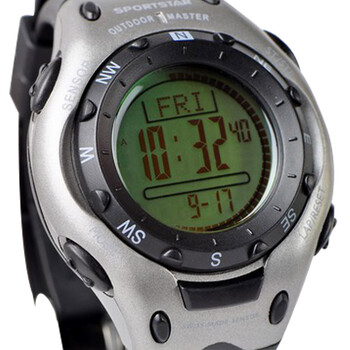 sportstar仕博达户外高手户外手表高度表气压表温度表计步